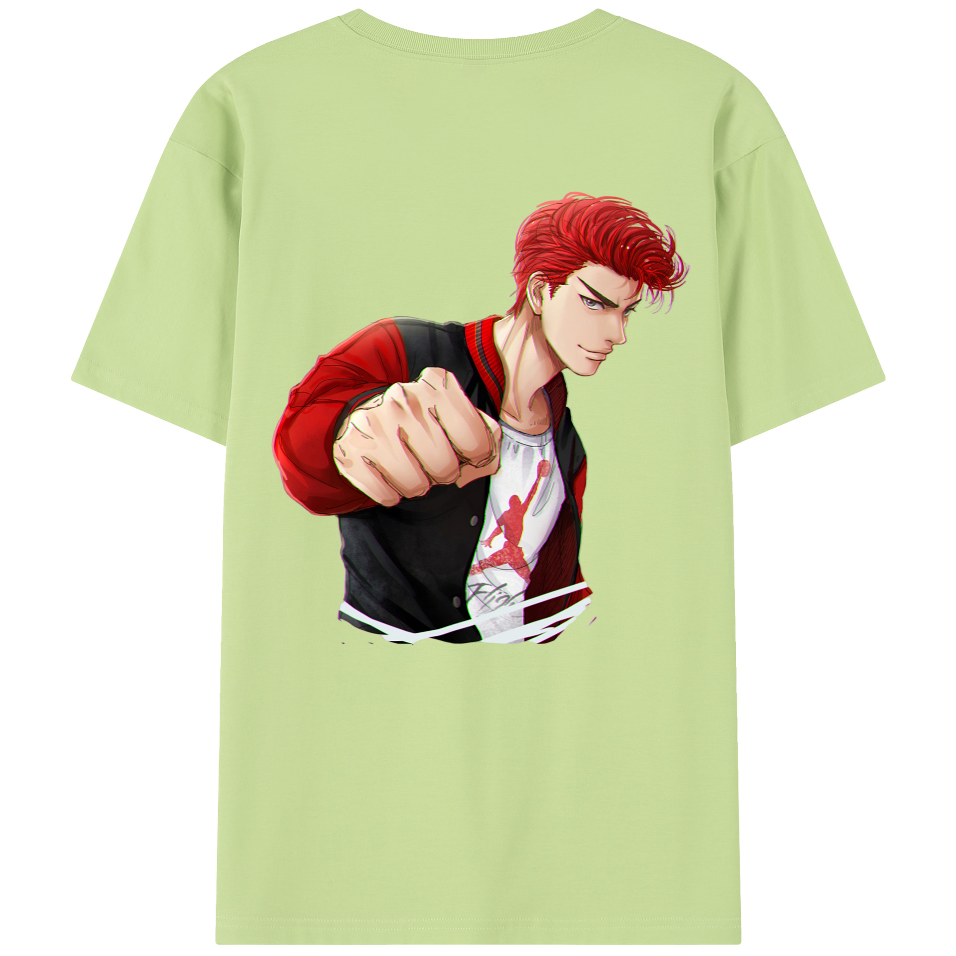 SLAM DUNK／スラムダンク 綿100％半袖Tシャツ（背面プリント）